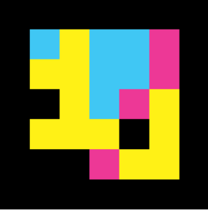 Example of a Navilens QR Code.